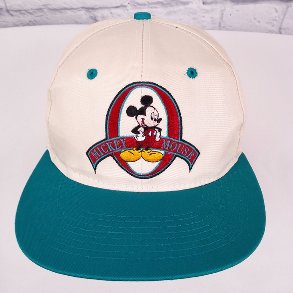 Disney Other - Vintage 90's Mickey Mouse Disney Color Block Hat